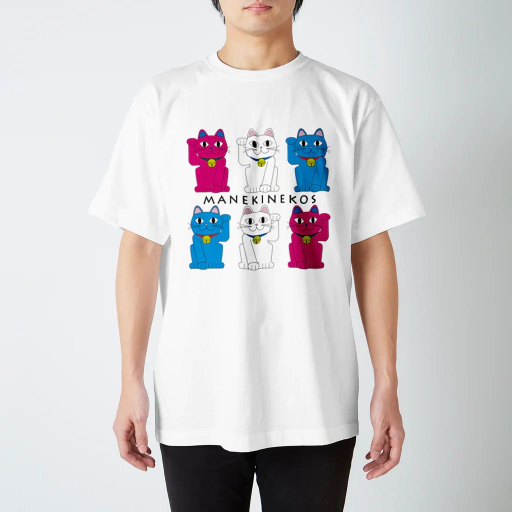 NANAKO DECORATIONのまねきねこズ スタンダードTシャツ