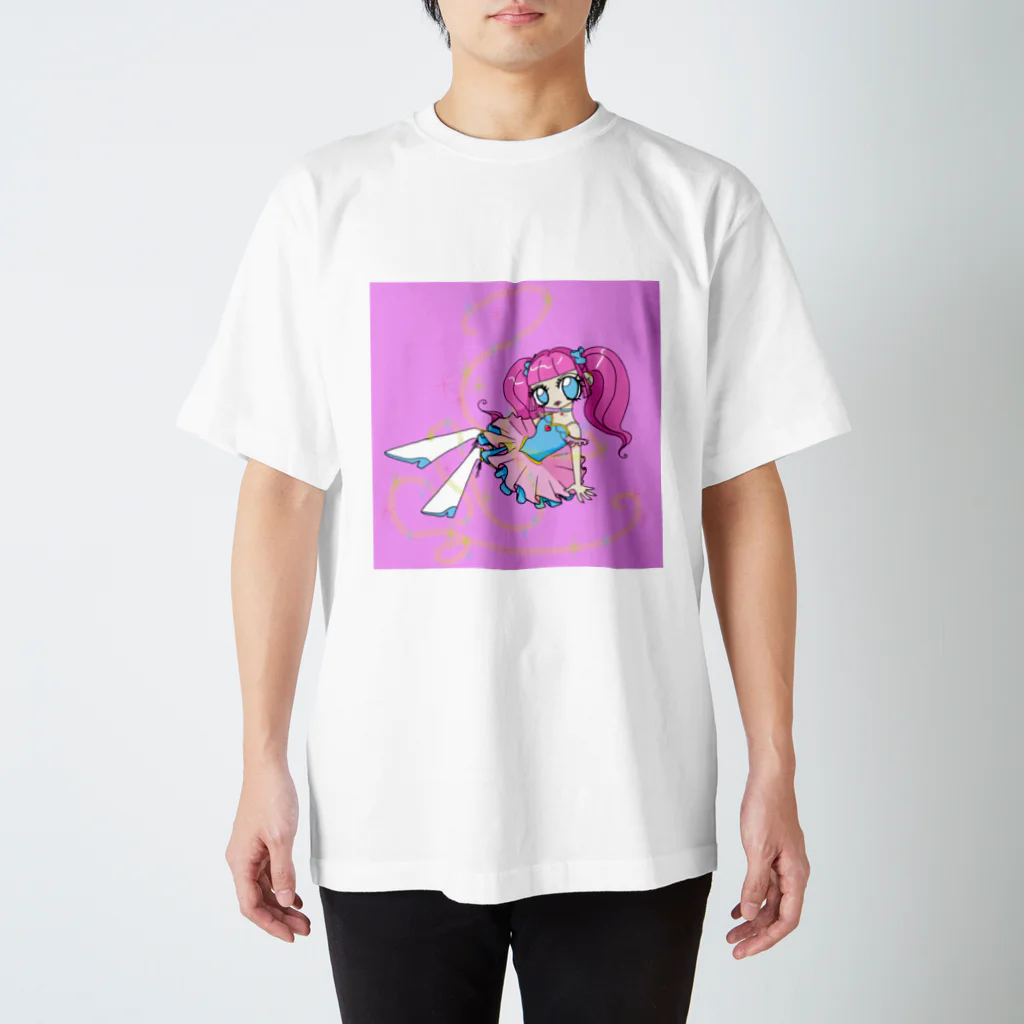 奥二重ちゃんはお金が欲しいの魔法少女A スタンダードTシャツ