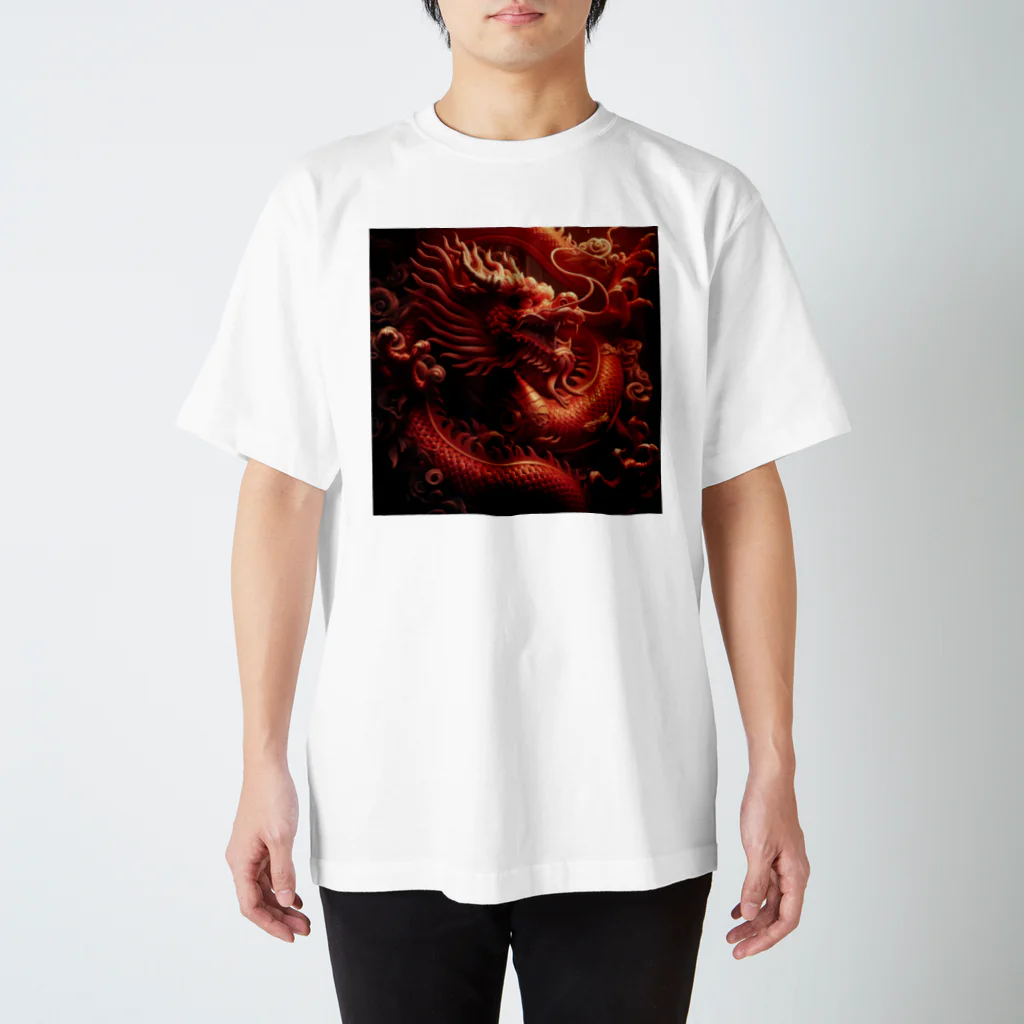 BABYLON  Channel　aiのドラゴン　紅龍　中国 Regular Fit T-Shirt