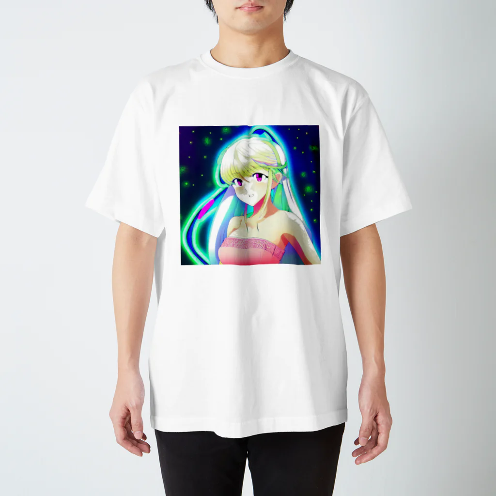 きゅぴきゅぴガールの超絶宇宙系美人★きゅぴきゅぴガール Regular Fit T-Shirt
