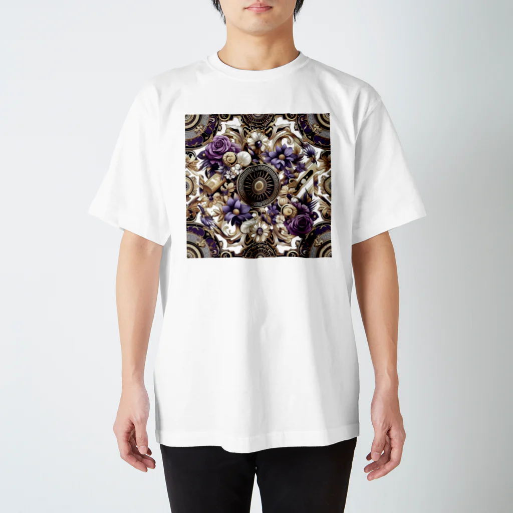 BABYLON  Channel　aiのバロック模様　華　Renaissance スタンダードTシャツ