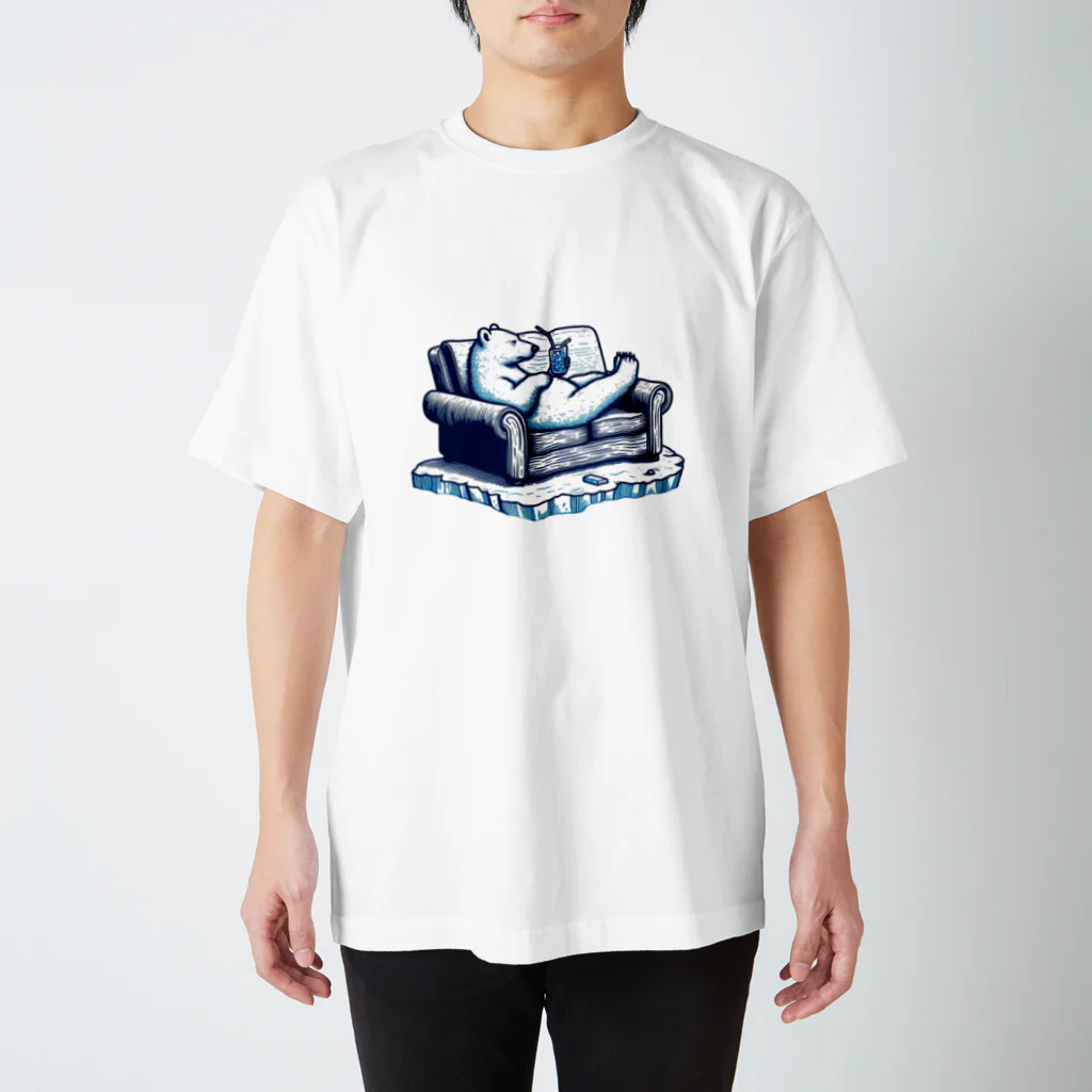 Green__teaのまったりくま スタンダードTシャツ