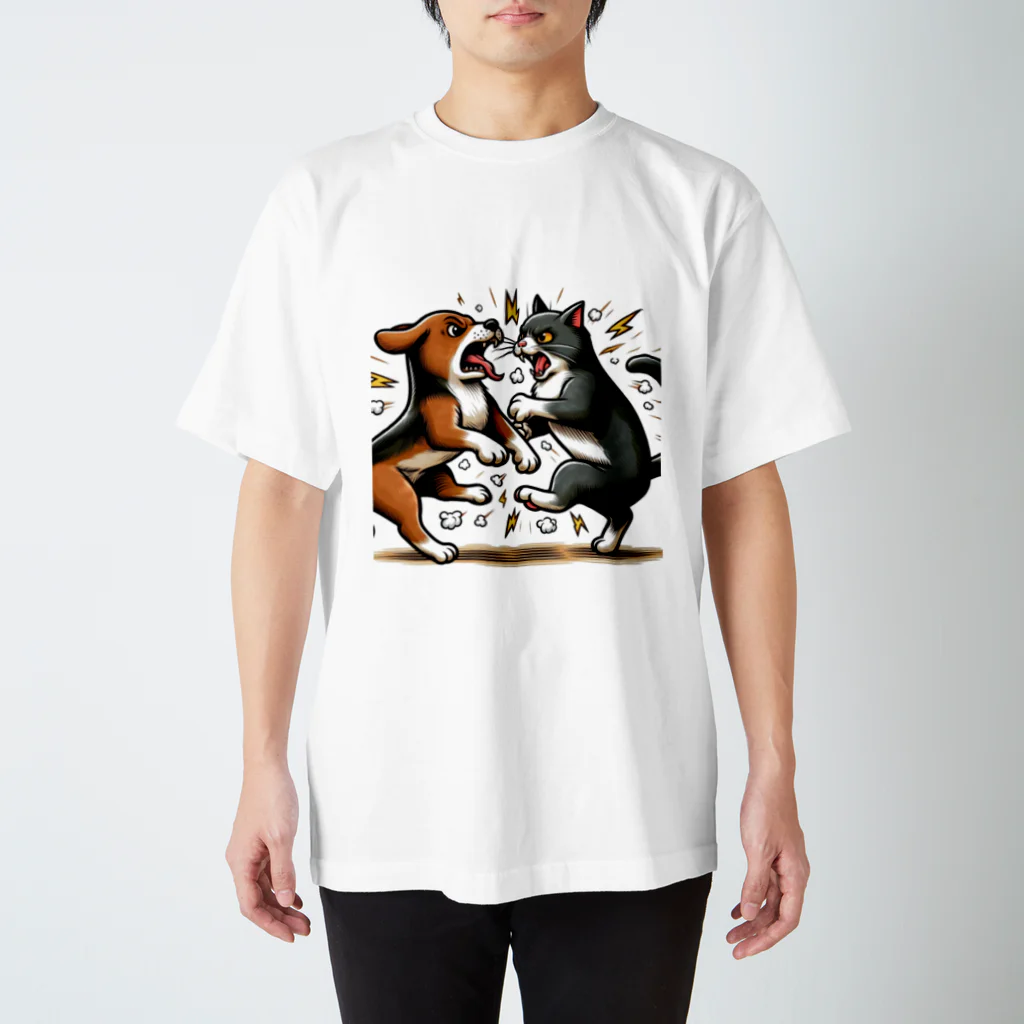 39キリリンの犬猿の仲 スタンダードTシャツ