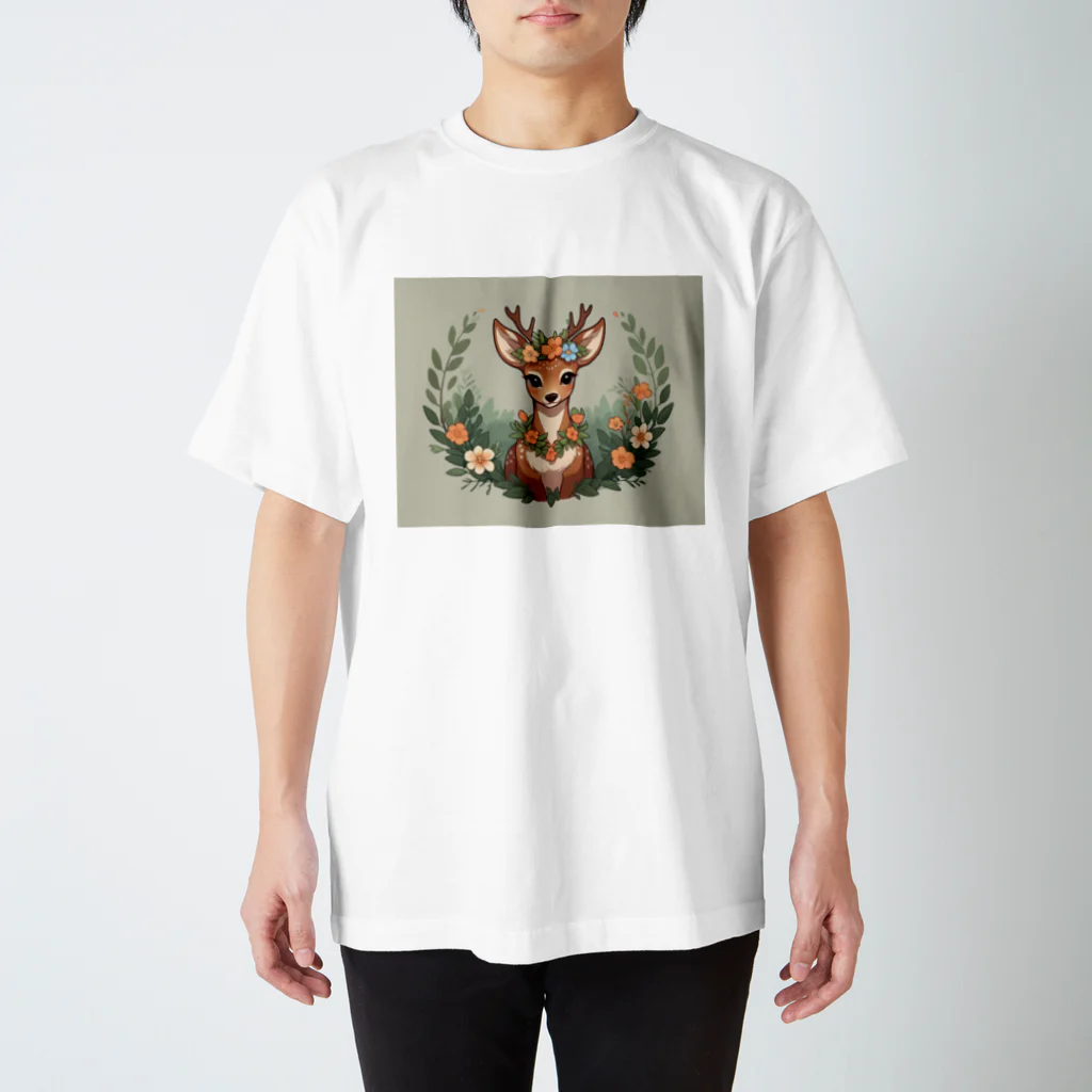 chibi_hikariのFlora Fawn スタンダードTシャツ