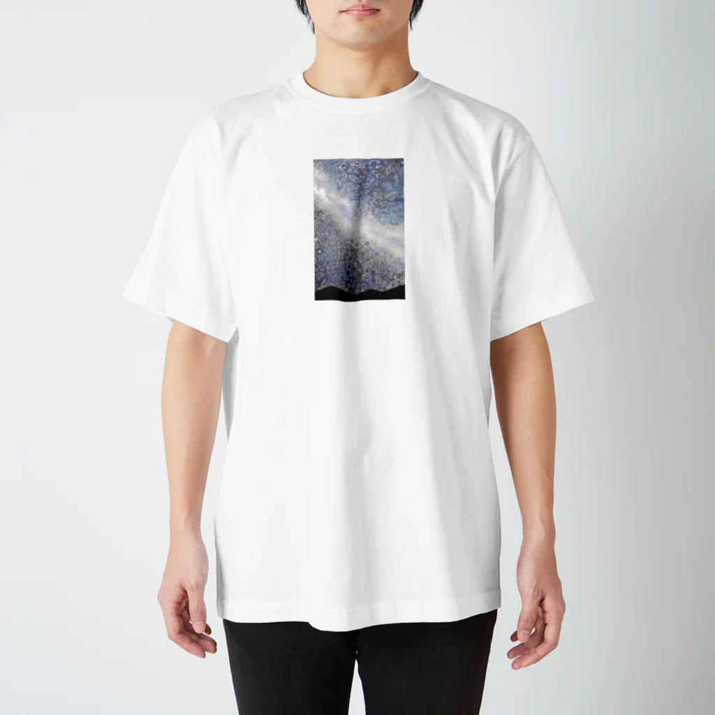 水彩色鉛筆チャンネルの天の川（水彩色鉛筆画） Regular Fit T-Shirt