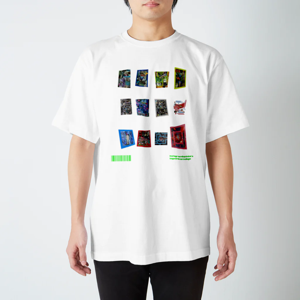 Shinbaraのcollage art Tee スタンダードTシャツ