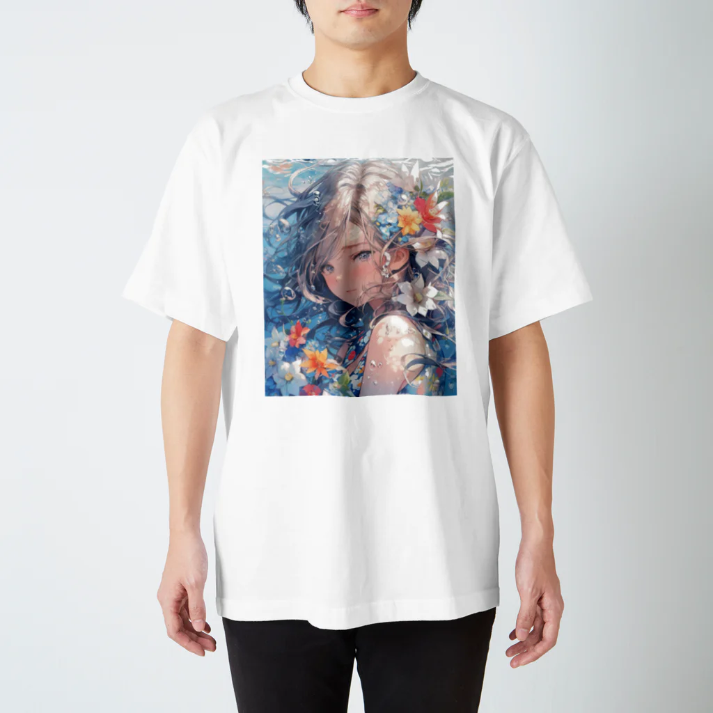 すだあーとの輝く水花 Regular Fit T-Shirt