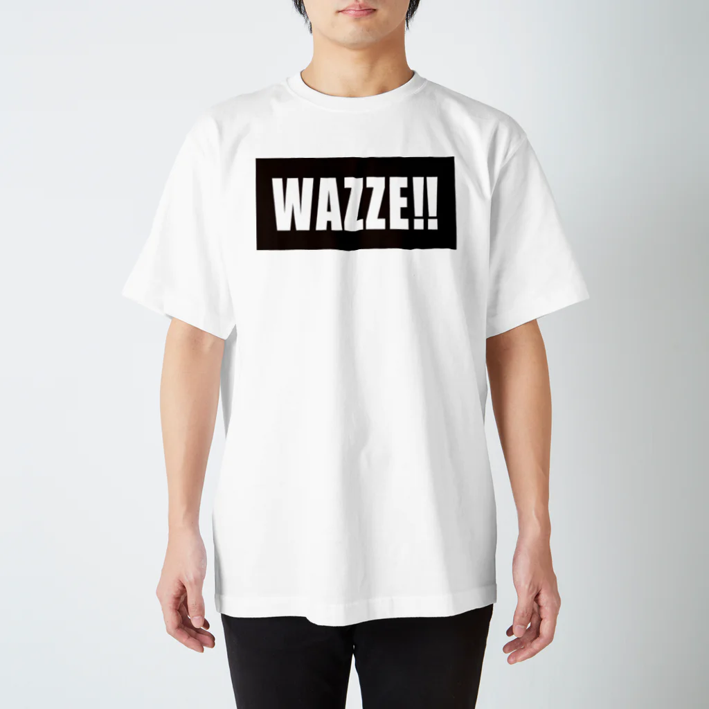 鹿児島弁Tシャツ「オモシテガ」のWAZZE 티셔츠