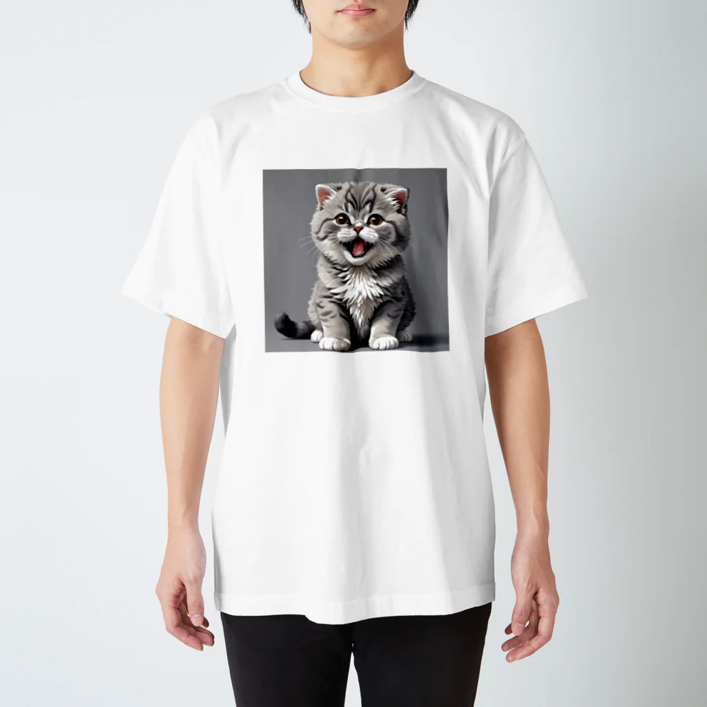 猫は正義♡の甘えん坊な子猫 Regular Fit T-Shirt