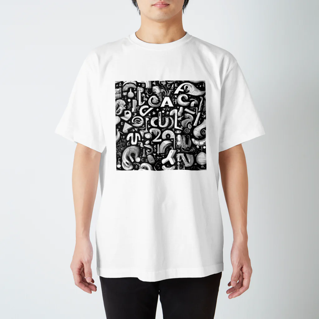 8890のラインアート Regular Fit T-Shirt