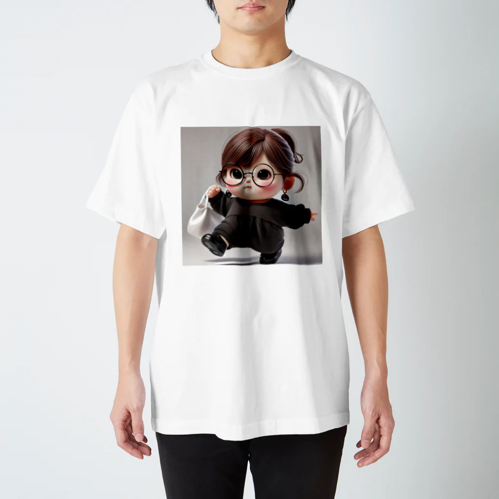 damo_tama shopのお金持ちベイビーだもこ Regular Fit T-Shirt