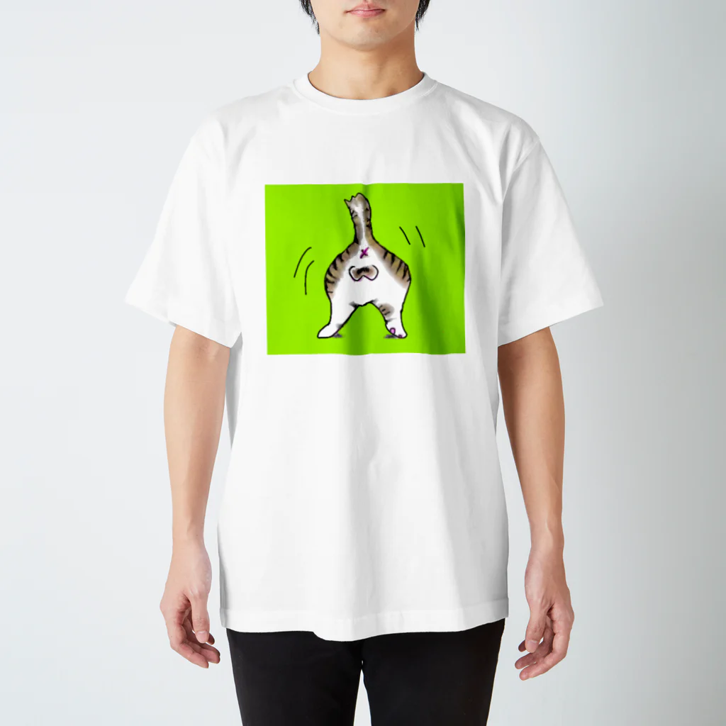 もふもふパニックのごきげんテンちゃん Regular Fit T-Shirt