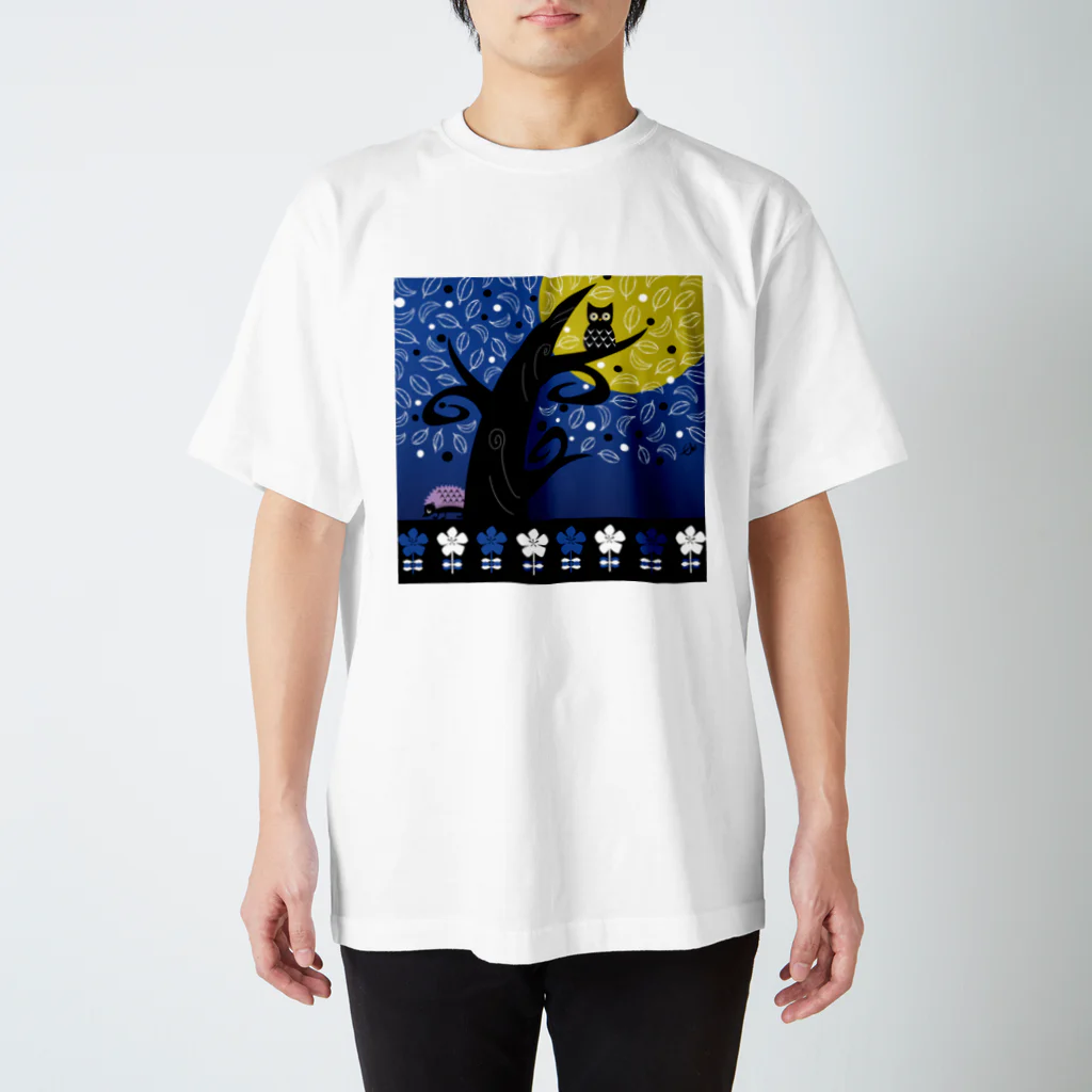 echicaのmoonlight forest スタンダードTシャツ