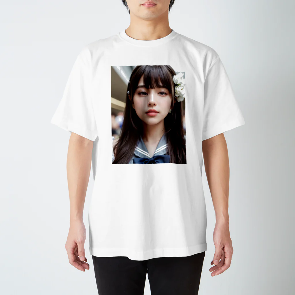 アタオカ1号のAI美少女(MK5) スタンダードTシャツ