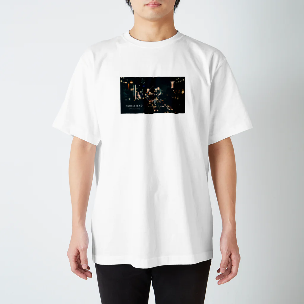 OWLCOIN ショップのEthereum イーサリアム Regular Fit T-Shirt