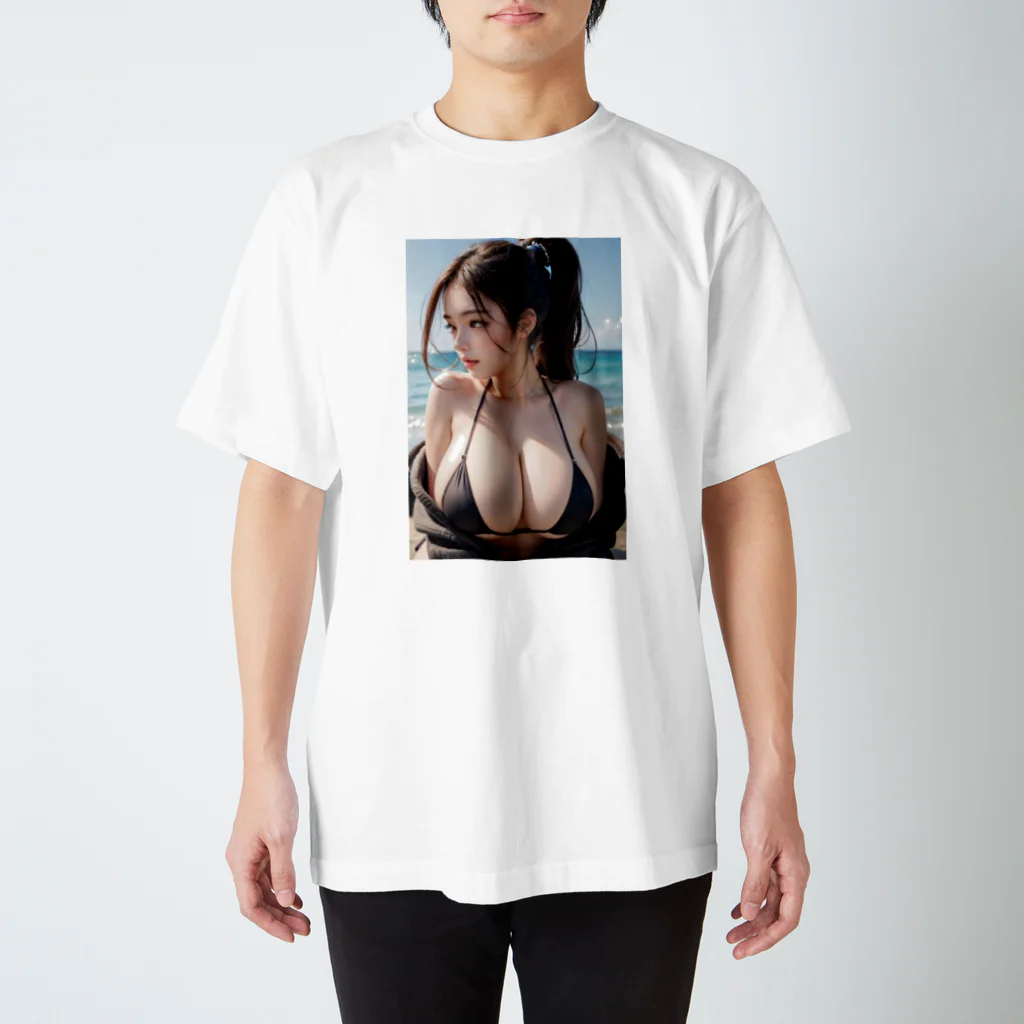 デジタル美女アートのAI美女グラビア２ Regular Fit T-Shirt