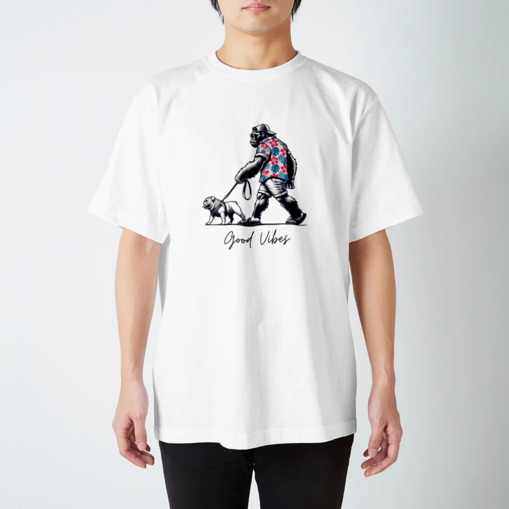 GORILLA_CLUBのお散歩ゴリー Regular Fit T-Shirt