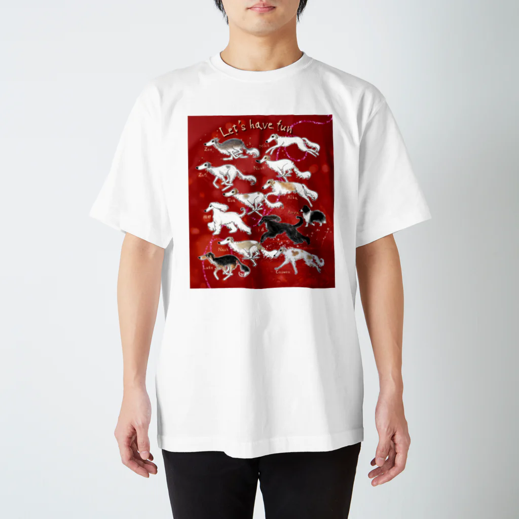 Unchienのあふぼるハシリーヌ Regular Fit T-Shirt