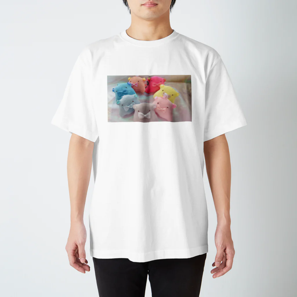 jellyfish by liccaのふわめんTシャツ スタンダードTシャツ
