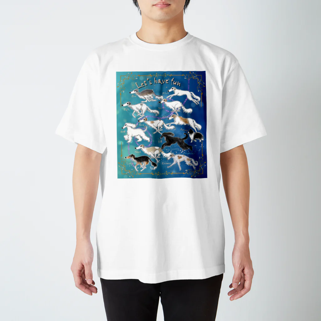 Unchienのあふぼるハシリーヌ Regular Fit T-Shirt