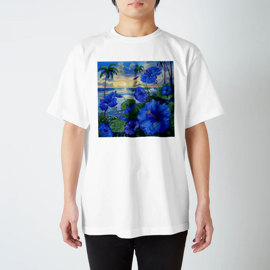 AQUAMETAVERSEのブルーハワイ　Tomoe bb 2712 スタンダードTシャツ