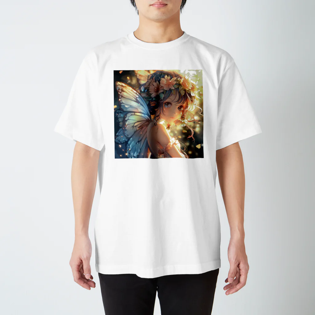 AQUAMETAVERSEの花の妖精　Tomoe bb 2712 スタンダードTシャツ