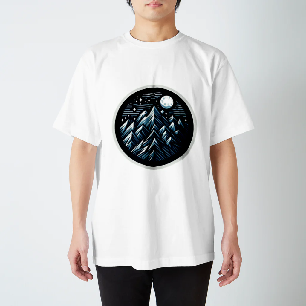 psychedelic mountainのmountain Regular Fit T-Shirt