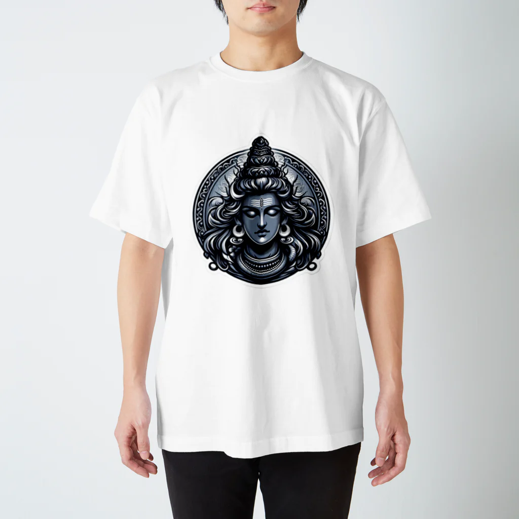 psychedelic mountainのshiva  Regular Fit T-Shirt