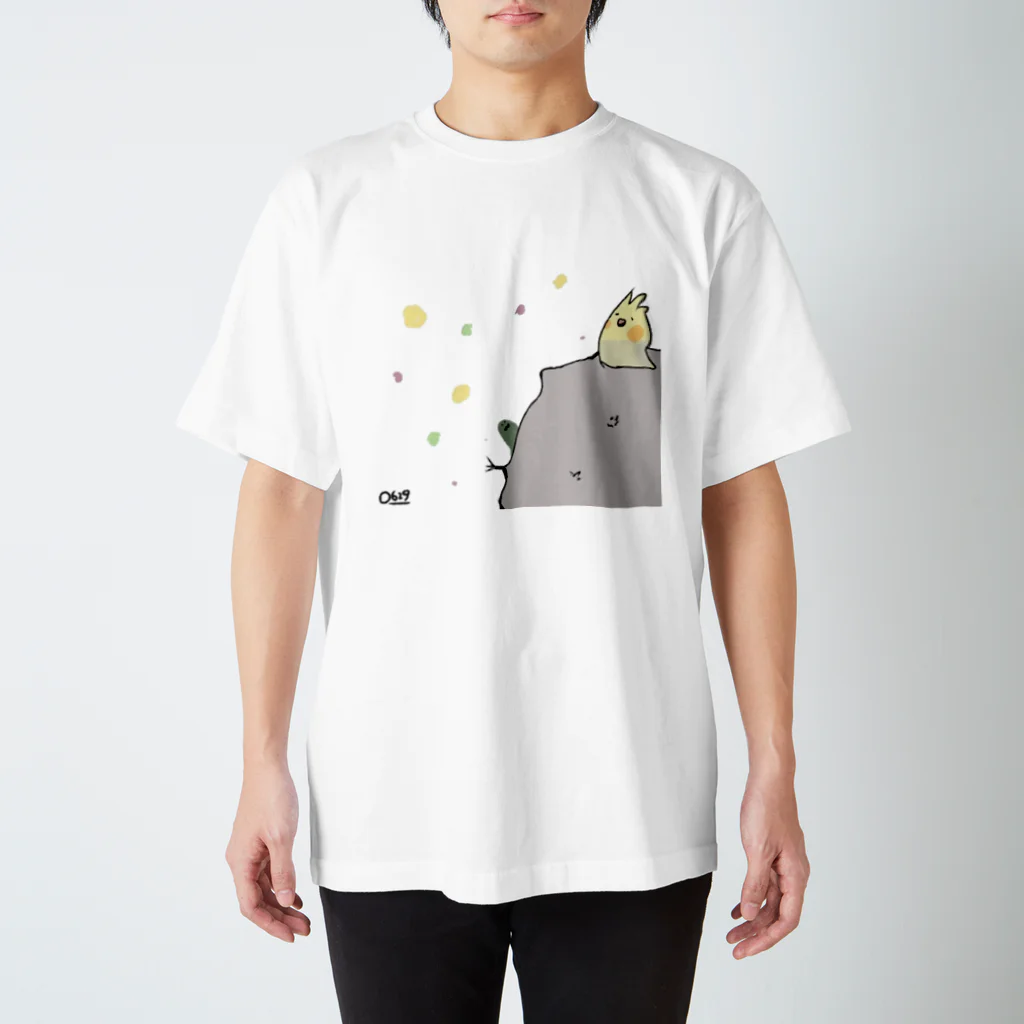 🐥ゆる(いイラストで生き物を)愛(でたい)の今日という日のためのTシャツ(6/29) スタンダードTシャツ