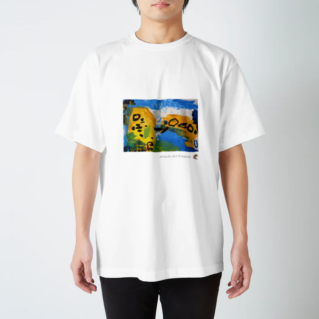 ひたちアートプロジェクト　Hitachi Art Projectの第7回公募展　川と海が出会うところ（河原子） スタンダードTシャツ