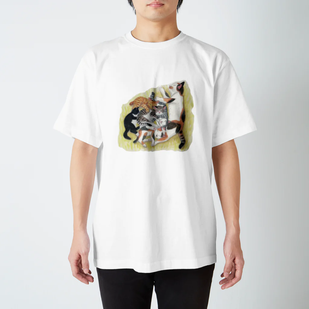 イラストレータ　佐野早津紀グッズの佐野早津紀　猫　XYZ Regular Fit T-Shirt