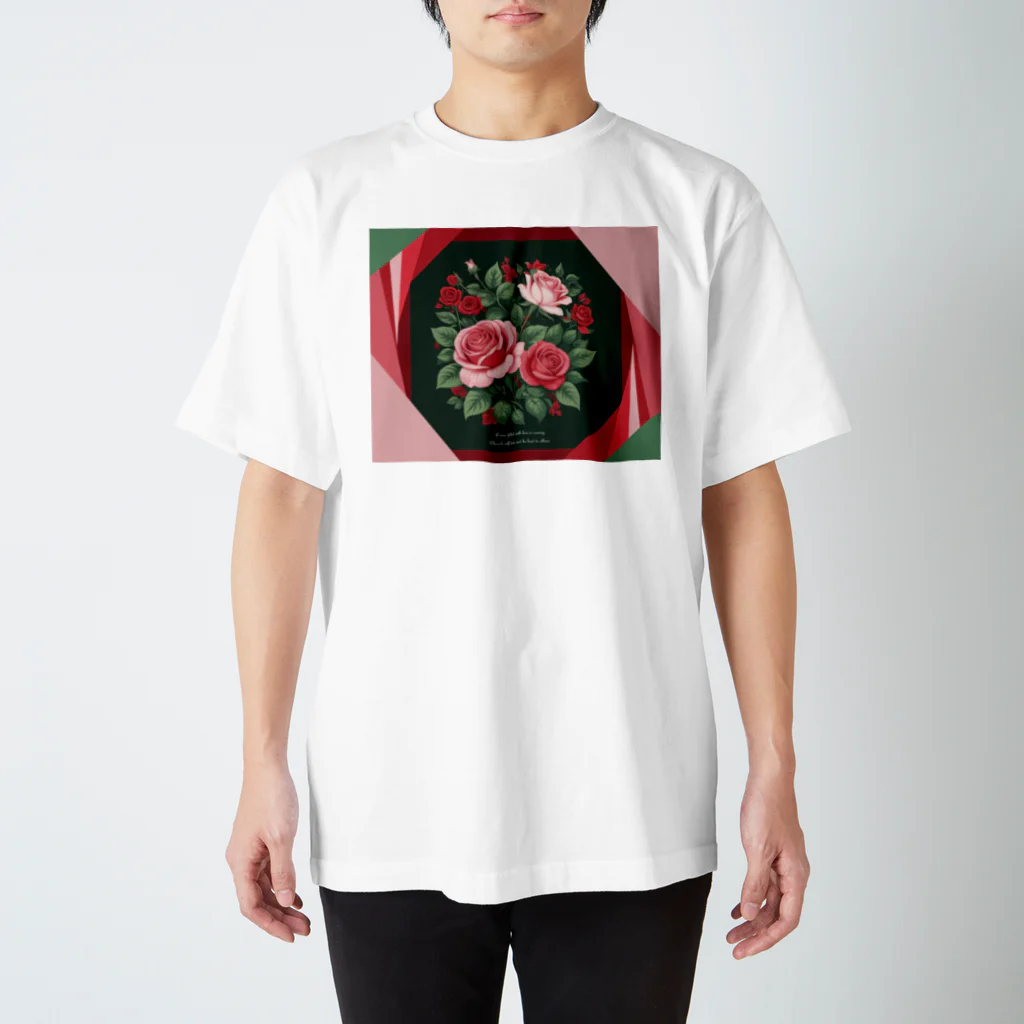 chibi_hikariのRose Regular Fit T-Shirt