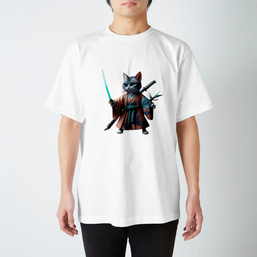 samuraicatのSamurai CAT スタンダードTシャツ