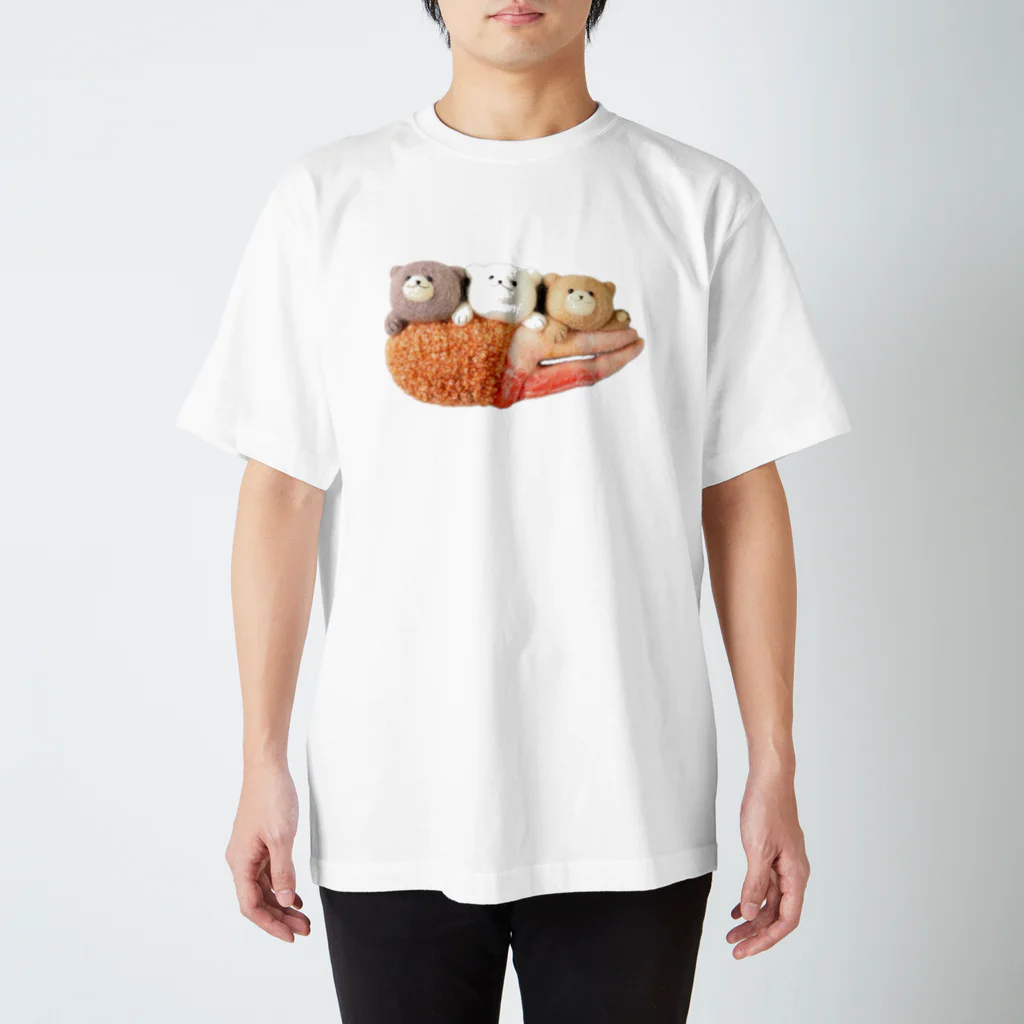 kumamia（くまみあ）のくまの３兄弟（カニ爪フライ） Regular Fit T-Shirt