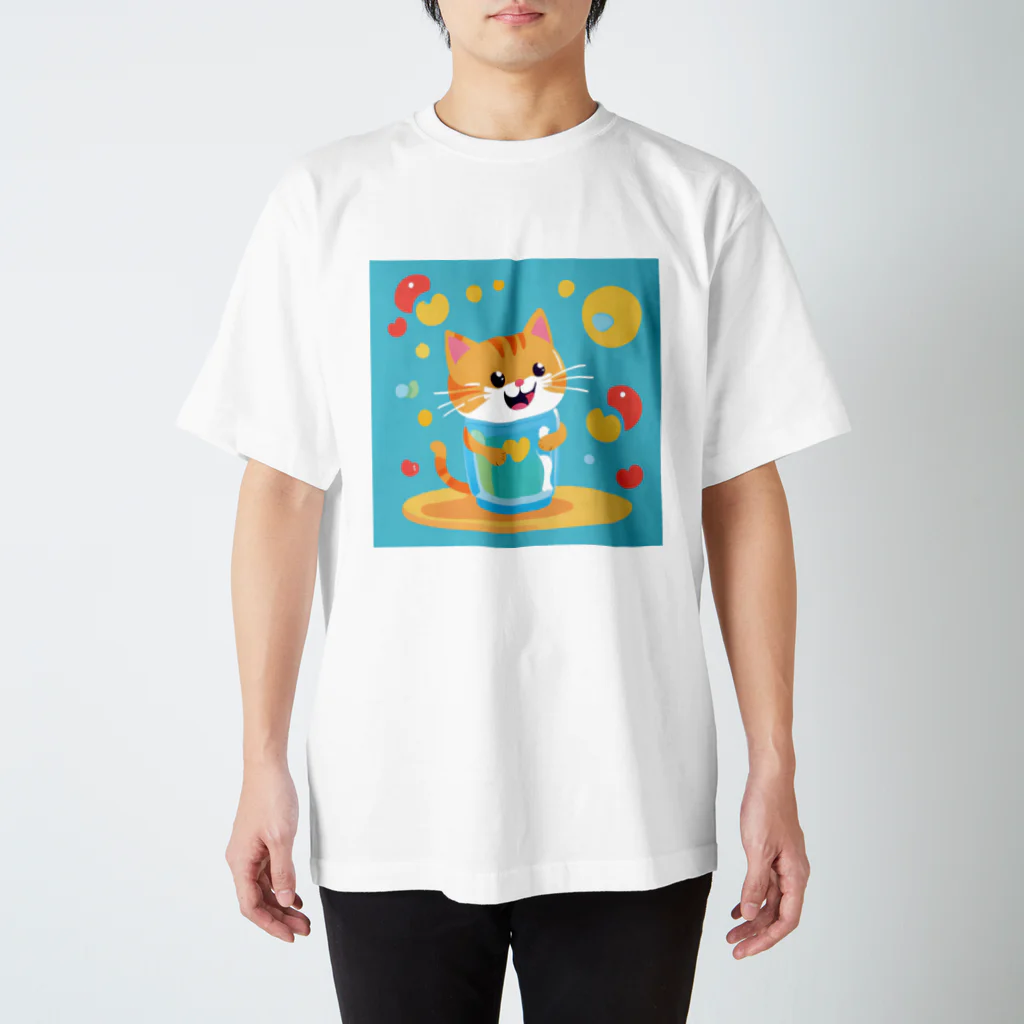 はなにゃんのおうちのおいしソーダ！ スタンダードTシャツ