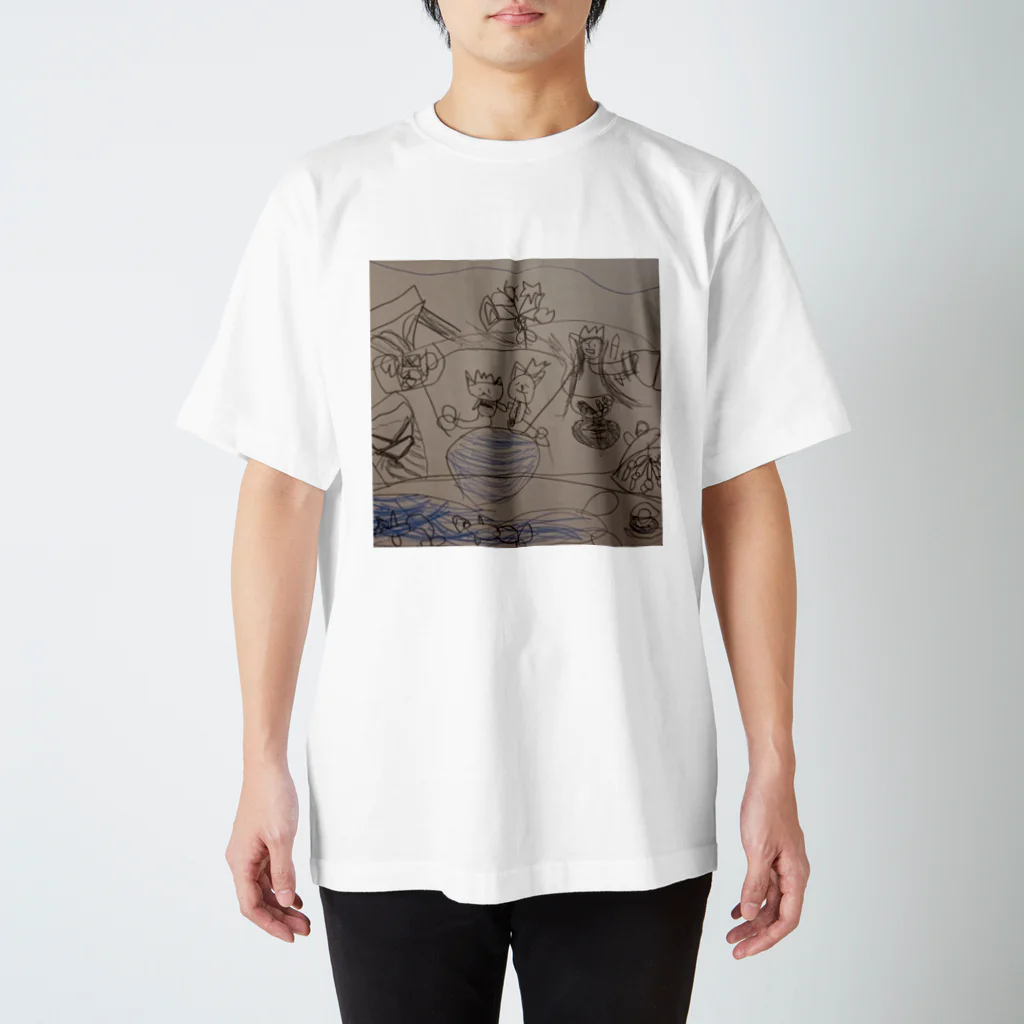 ton kimiの猫人魚 Regular Fit T-Shirt