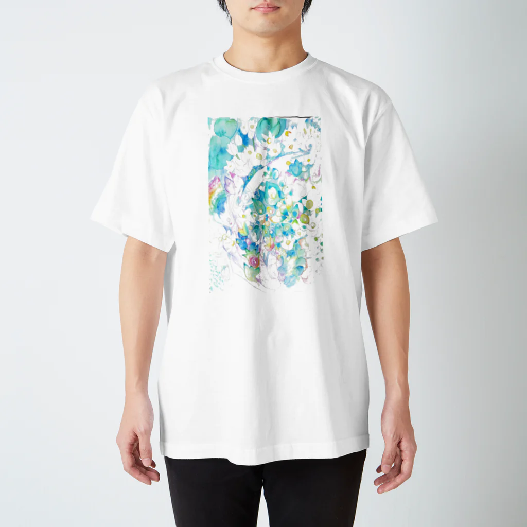 白蓮画伯の白い蓮のおりゅうちゃん Regular Fit T-Shirt