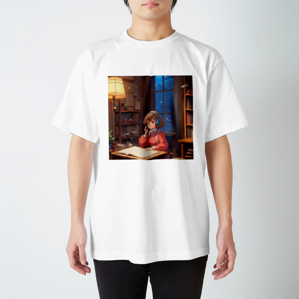 ハッピーハッピープラザ！のlo-fi girl スタンダードTシャツ