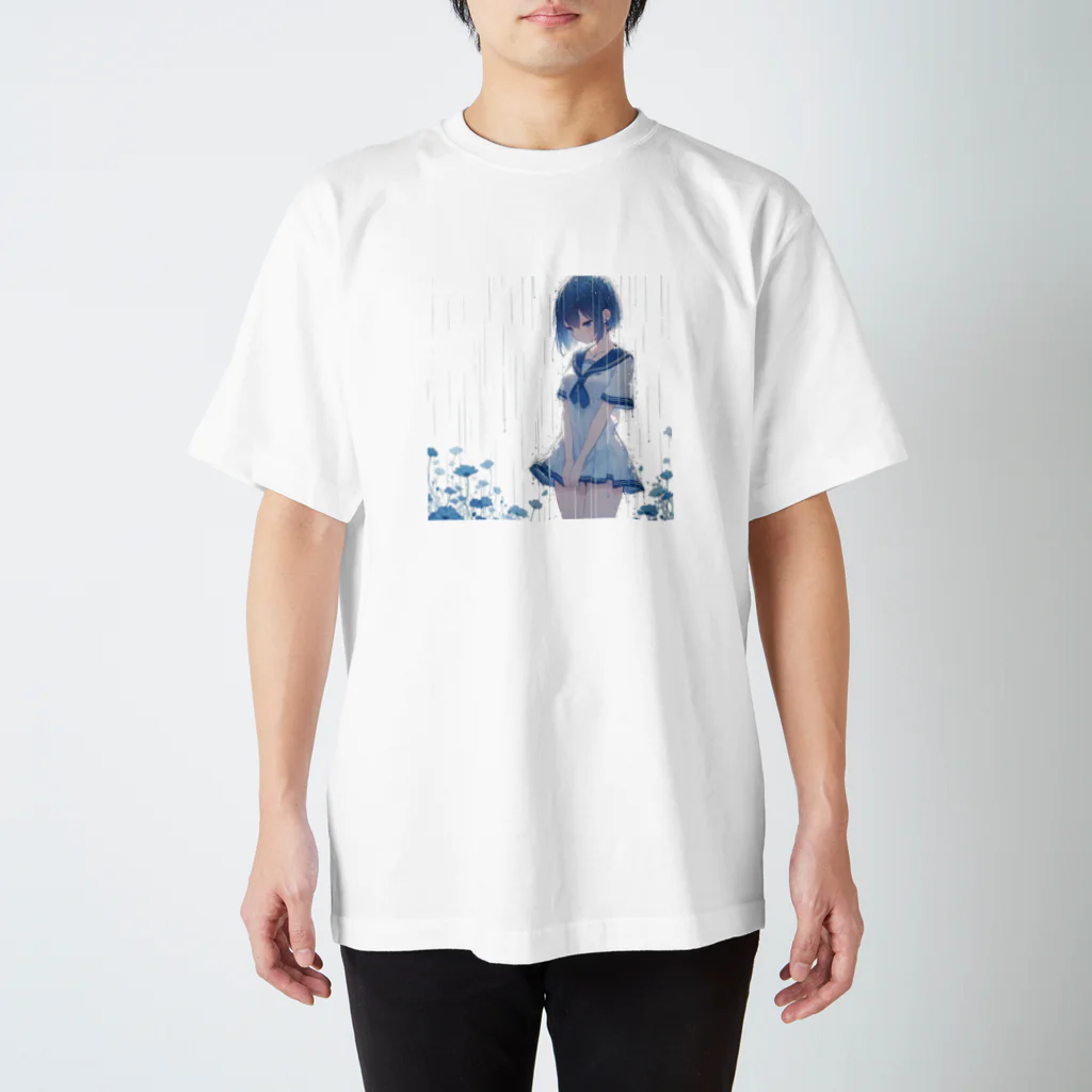 chika_22の千賀、傘を忘れる スタンダードTシャツ