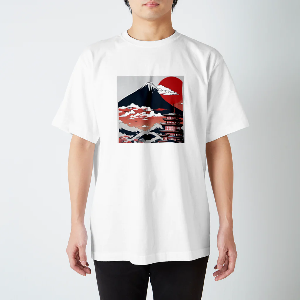 AIアイテムショップの日本の風景 スタンダードTシャツ