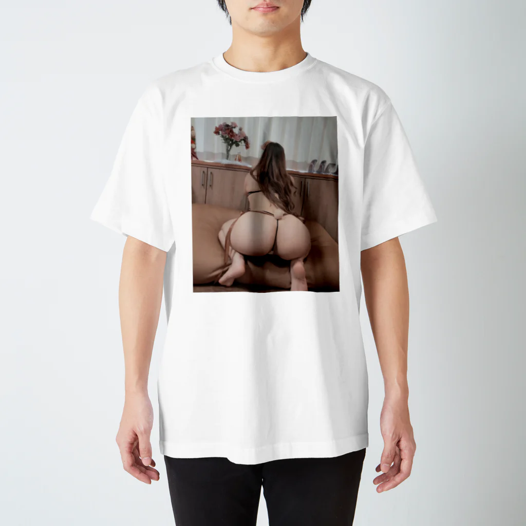 くまになる。のくま尻 スタンダードTシャツ