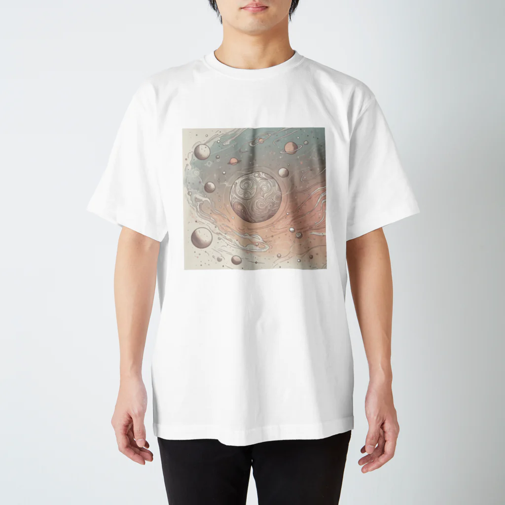 夢の世界の惑星のやつ Regular Fit T-Shirt