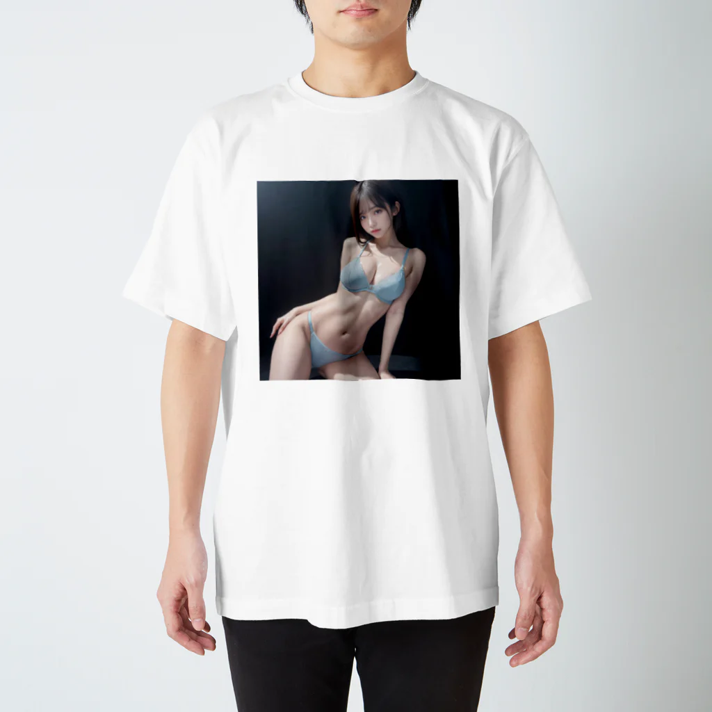 AI美女ワールドの水着美女 Regular Fit T-Shirt