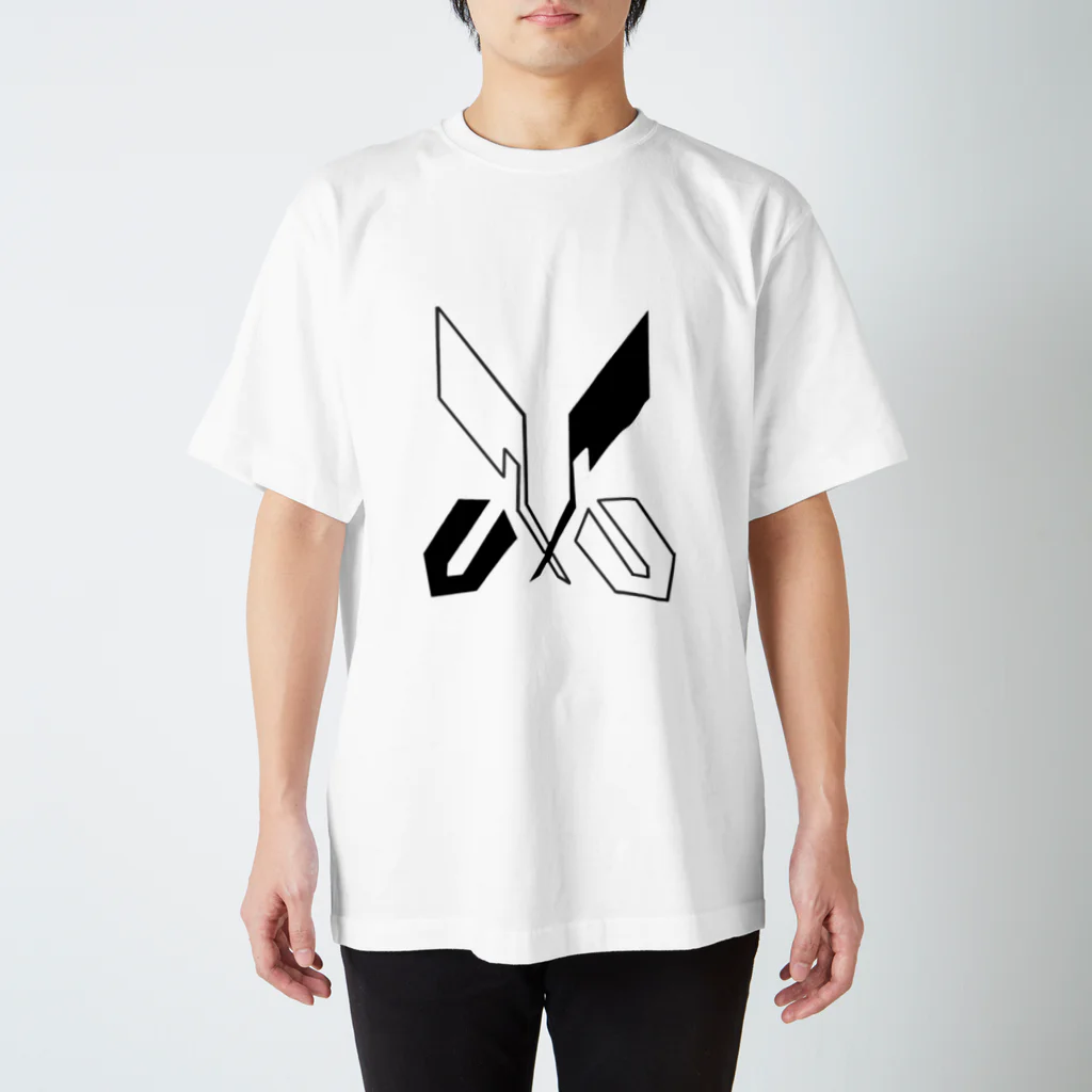 mixed rice-w- 〔ビビンバ〕の白と黒のイメージ スタンダードTシャツ