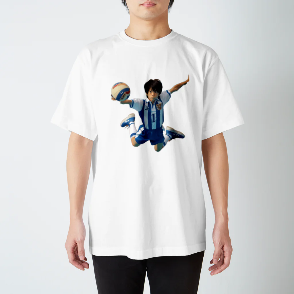 可愛い男の子イラスト販売所　By,keicyanの男の子　中学1年生　ハンドボール部 Regular Fit T-Shirt