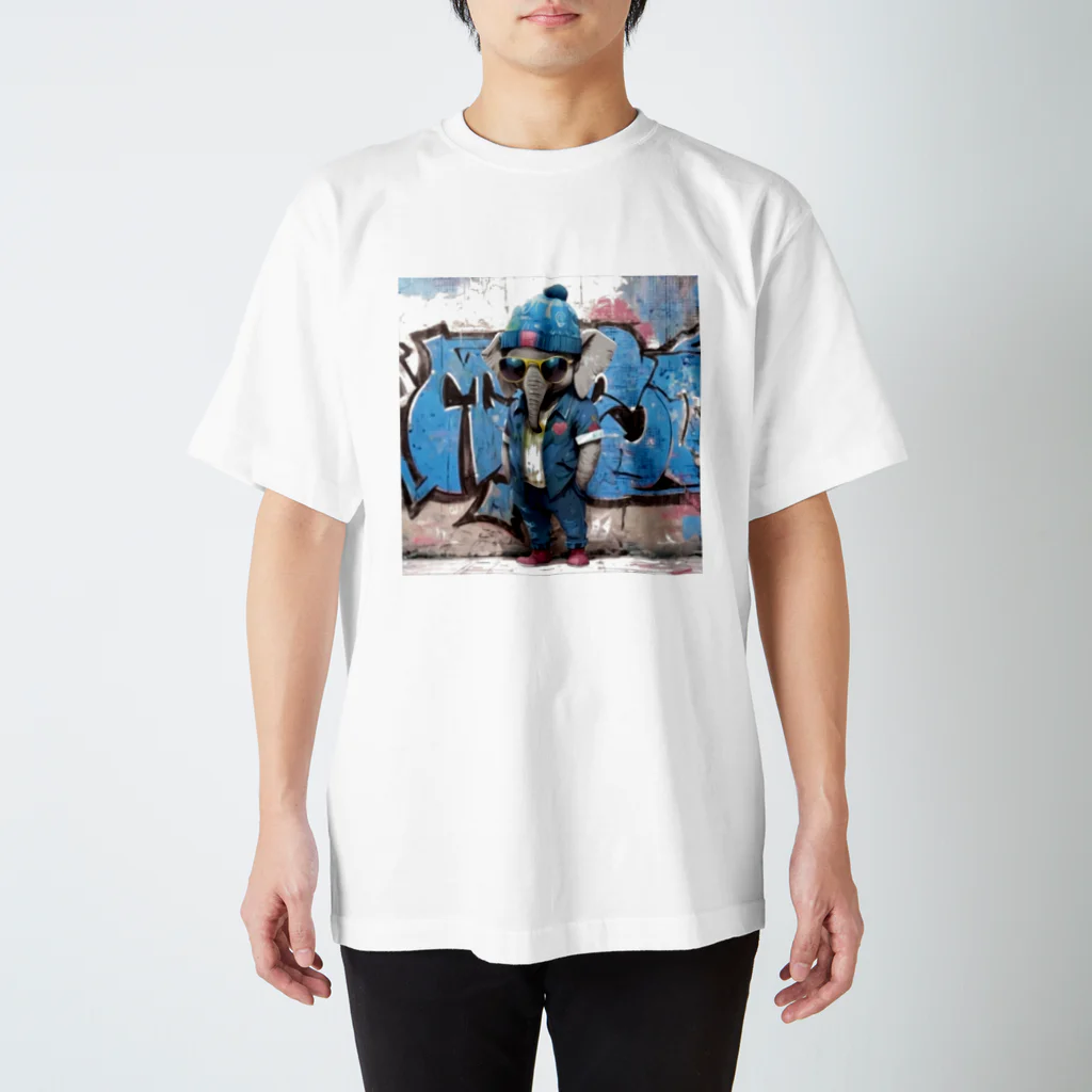 GRAFFITYのelephant スタンダードTシャツ