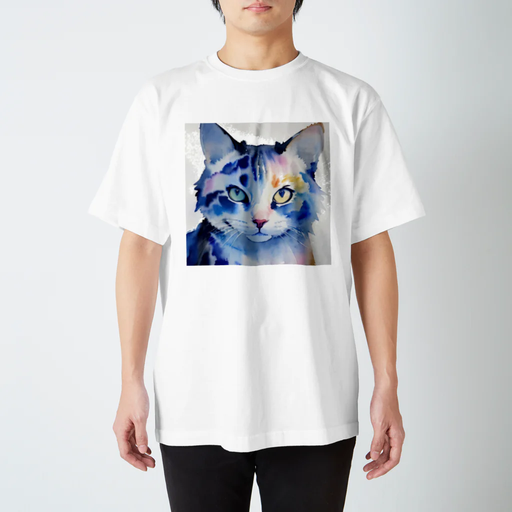 アークレインファクトリーの水彩猫 スタンダードTシャツ