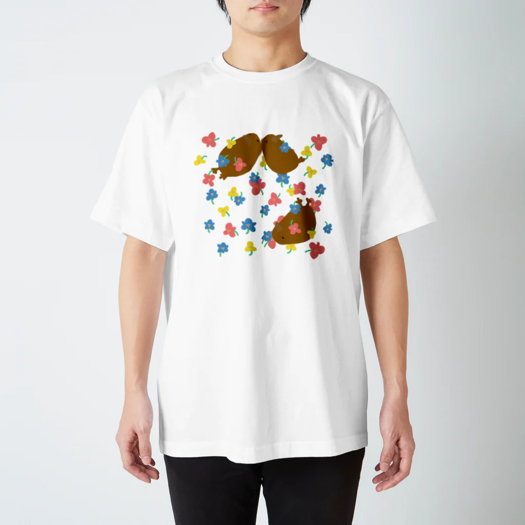 きーうーいーの花にかえましたきーうーいー（背景無し） スタンダードTシャツ