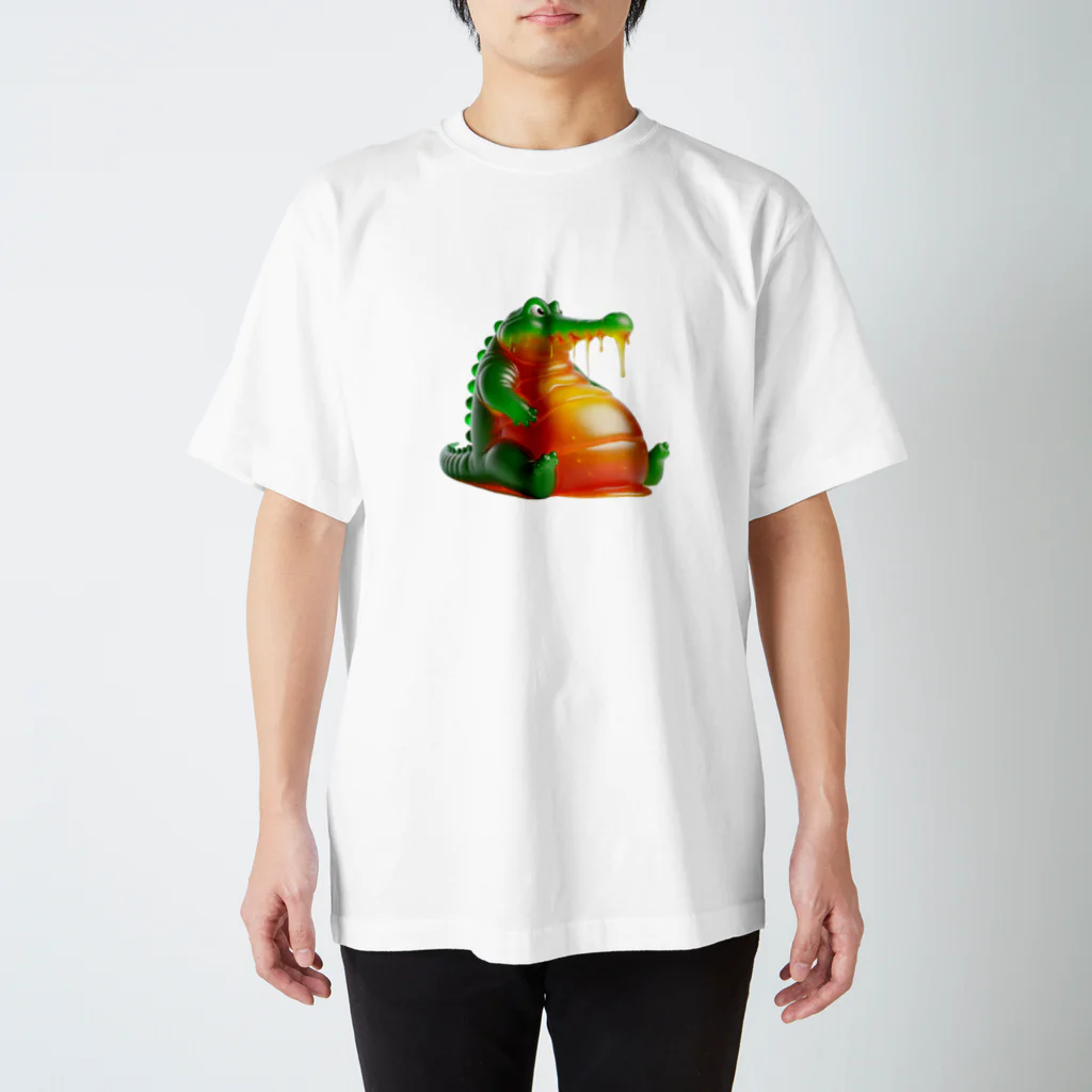 waniwanipanikuのフトルメされたワニ Regular Fit T-Shirt