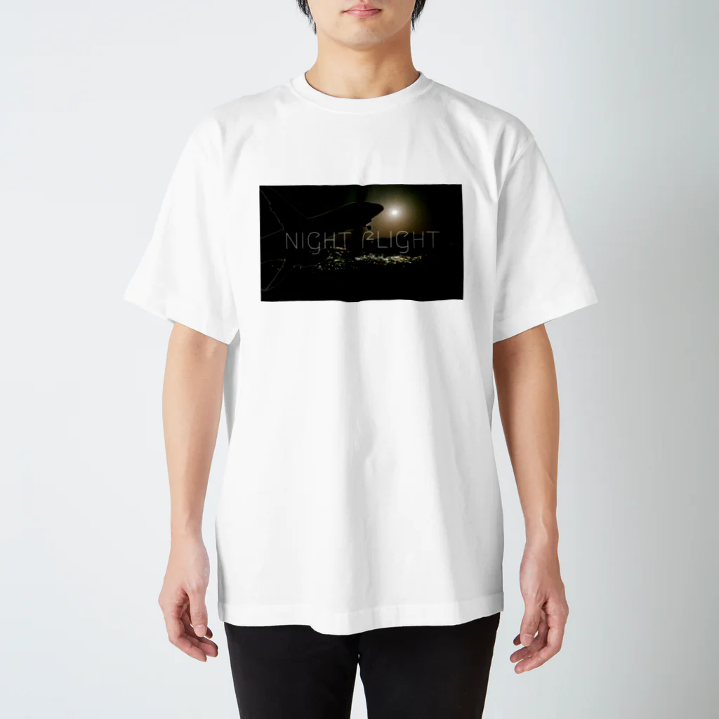 たまコロンのNIGHT FLIGHT Regular Fit T-Shirt